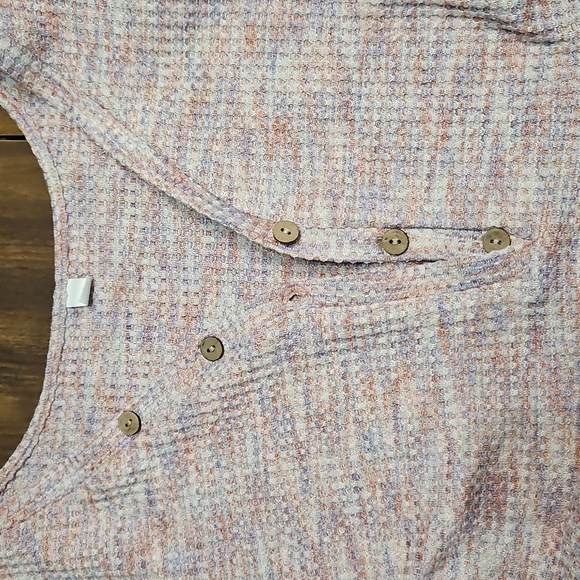 Pink Long Sleeve Buttoned Polo Blouse - Picture 11 of 12